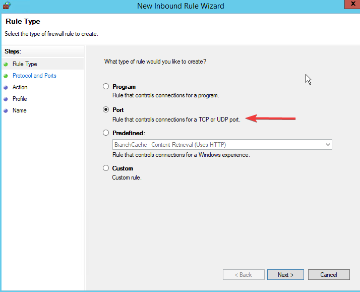 Windows Yeni Kural oluşturma